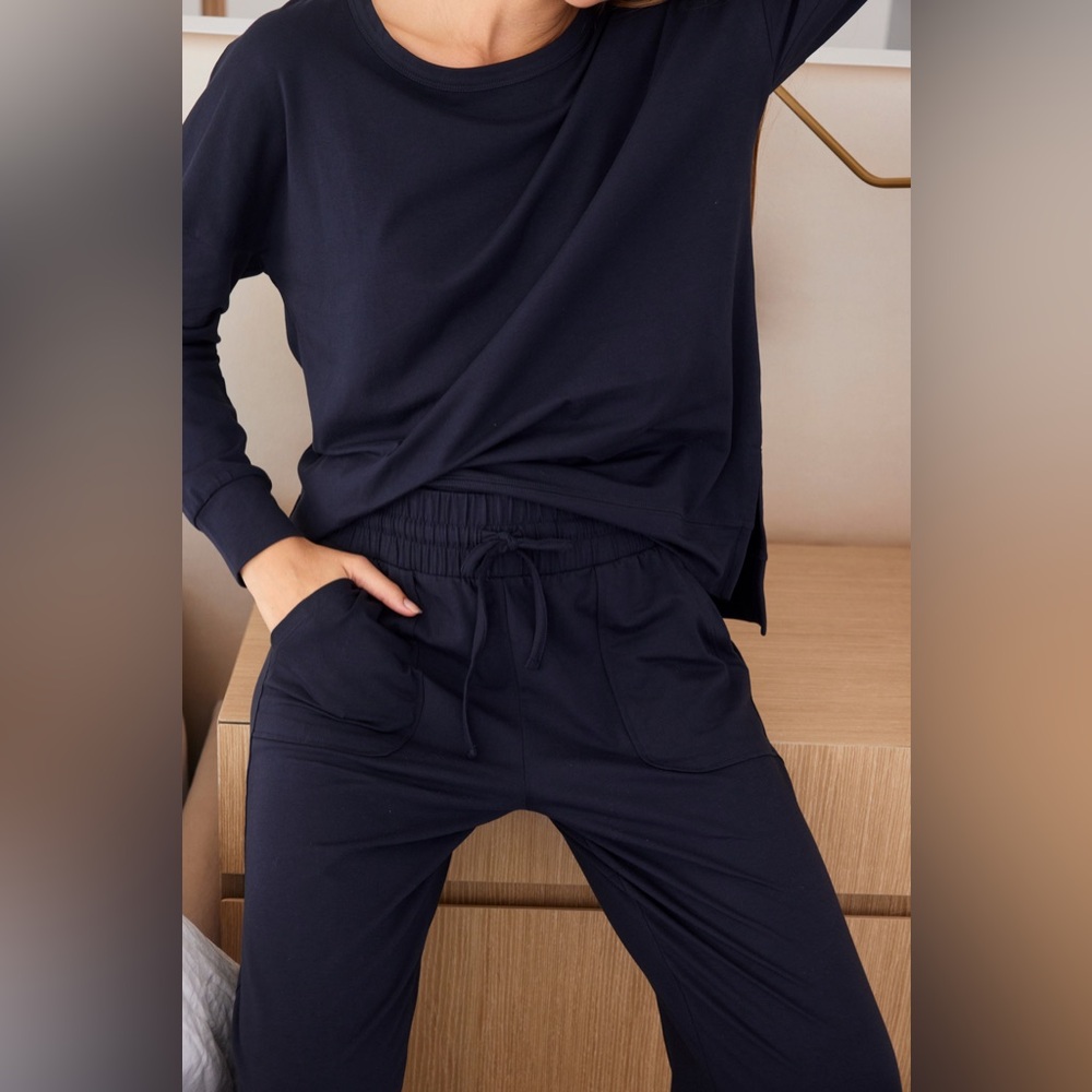 Hybernate Slouchy PJ set NWT vanilla color